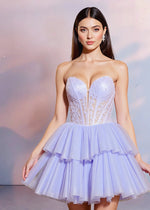 Fenice | Shine Tonight: Lavender Homecoming Dress for Dreamy Elegance - Lavender - PromDressClub