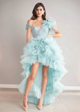 Frideswide | Green Homecoming Dress Shine for Effortless Elegance Night - Light Green - PromDressClub