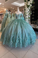 Katie | Discover Stunning Green Quince Dresses for Your Fairytale Moment - Mint Green - PromDressClub
