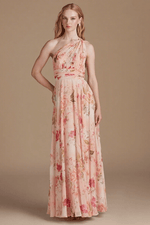 Simply Brilliant Floral Pink Bridesmaid Dresses Ideal for Memorable Wedding Moments - Pink Floral - PromDressClub