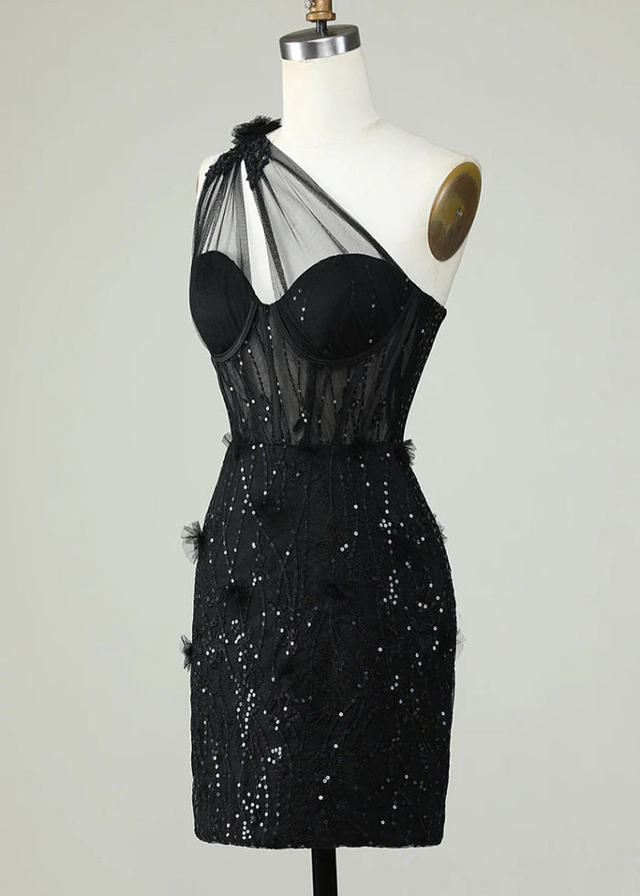 Calypso | Discover the Ultimate Royal Blue Homecoming Dress for an Unforgettable Night - Black - PromDressClub