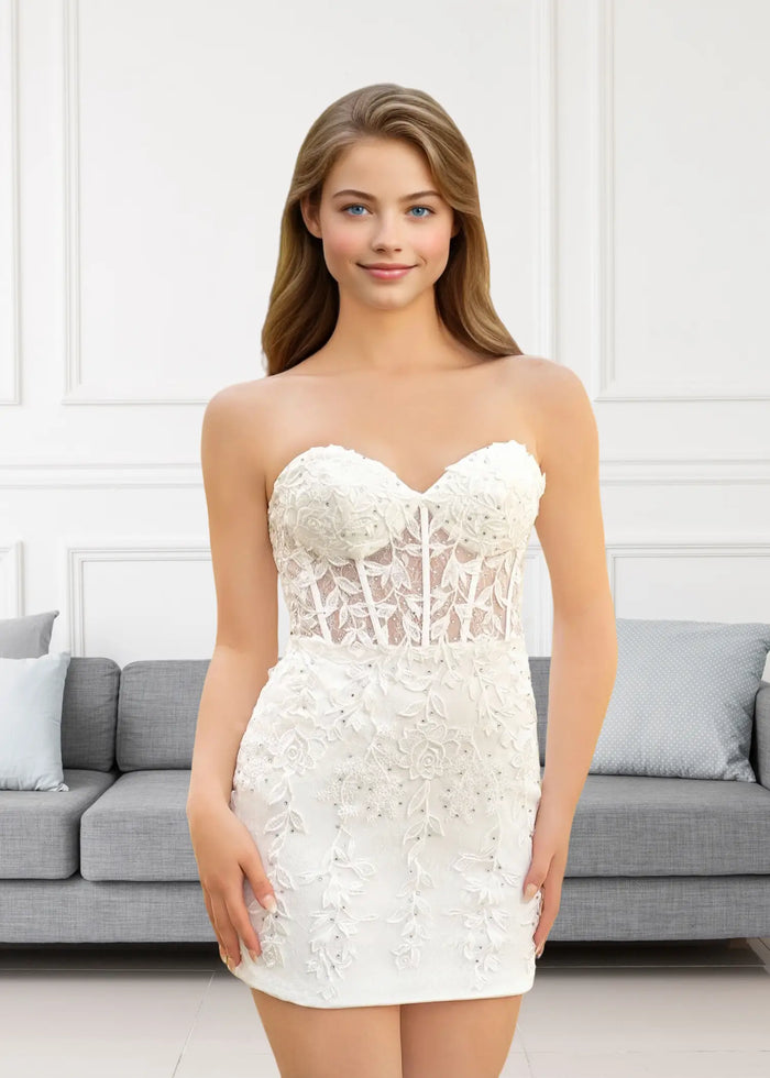 christie-strapless-white-homecoming-dress-bodycon-sweetheart-neckline-corset-lace-dress-promdressclub-image343557