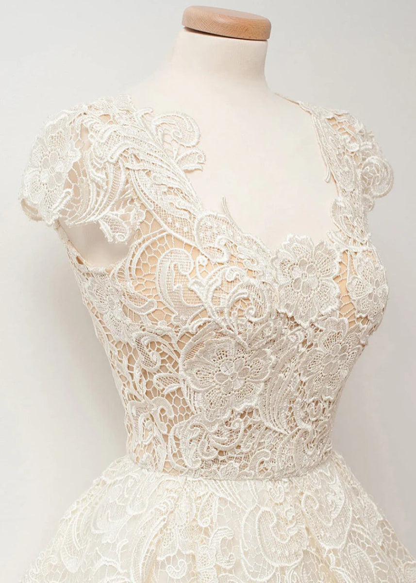 Chryseis | Discover Your Dream Ivory Homecoming Dress! Stand Out This Year! - Ivory - PromDressClub