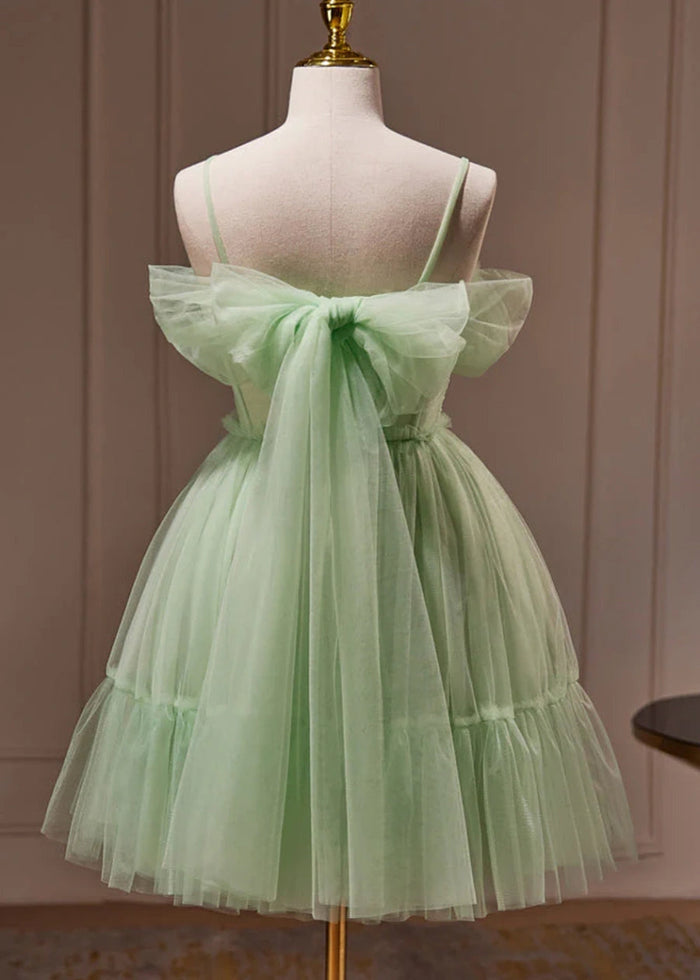 Cyra | Shine at Homecoming in a Flattering Sage Green Corset Dress - Sage - PromDressClub