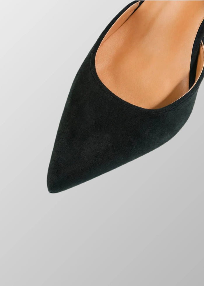 Elevate Your Wardrobe with Stylish Nude Heeled Sandals & Timeless Black High Heel Pumps - Black - PromDressClub