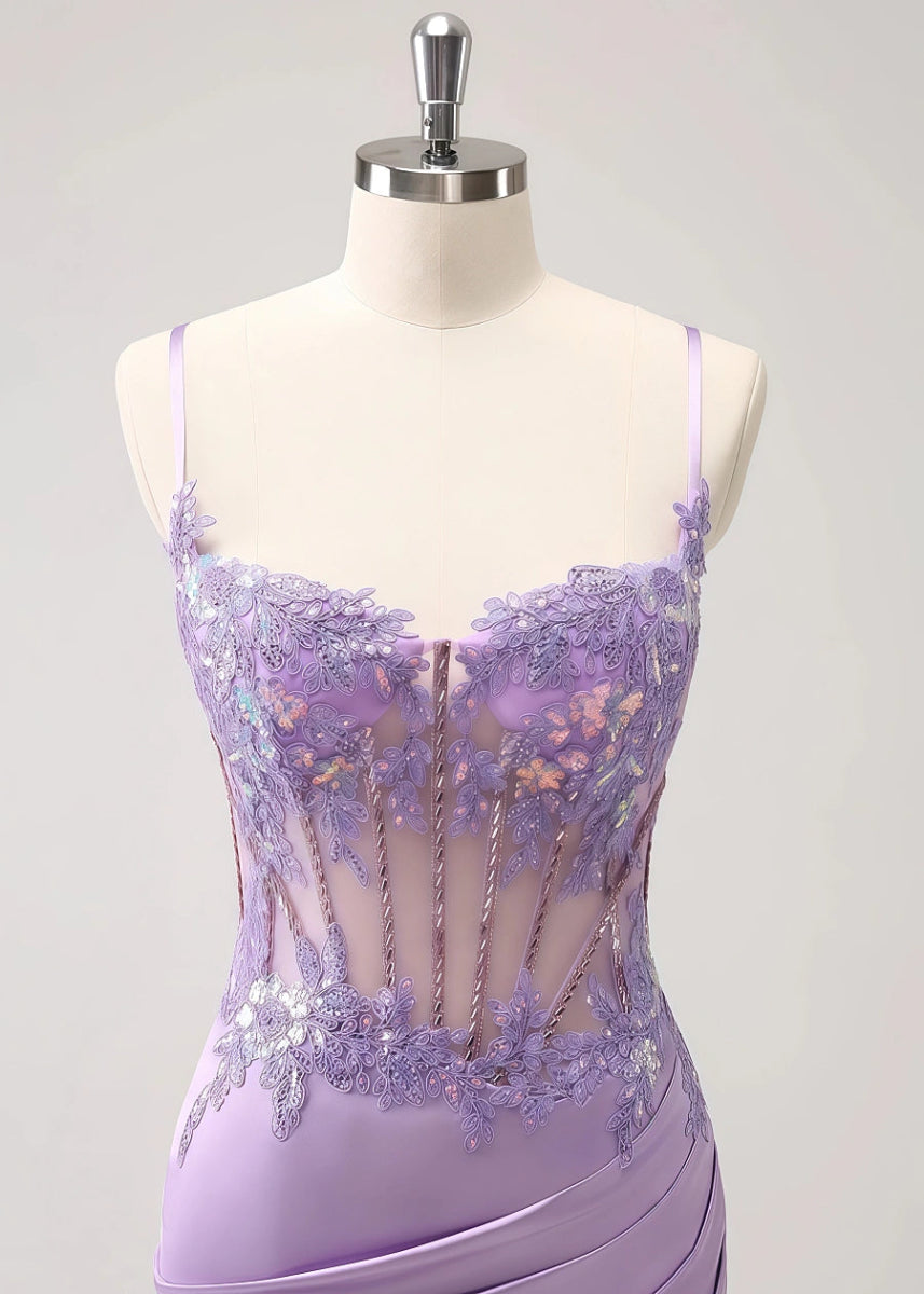 Enerida | Shine at Homecoming in a Stunning Light Purple Masterpiece Dress - Light Purple - PromDressClub