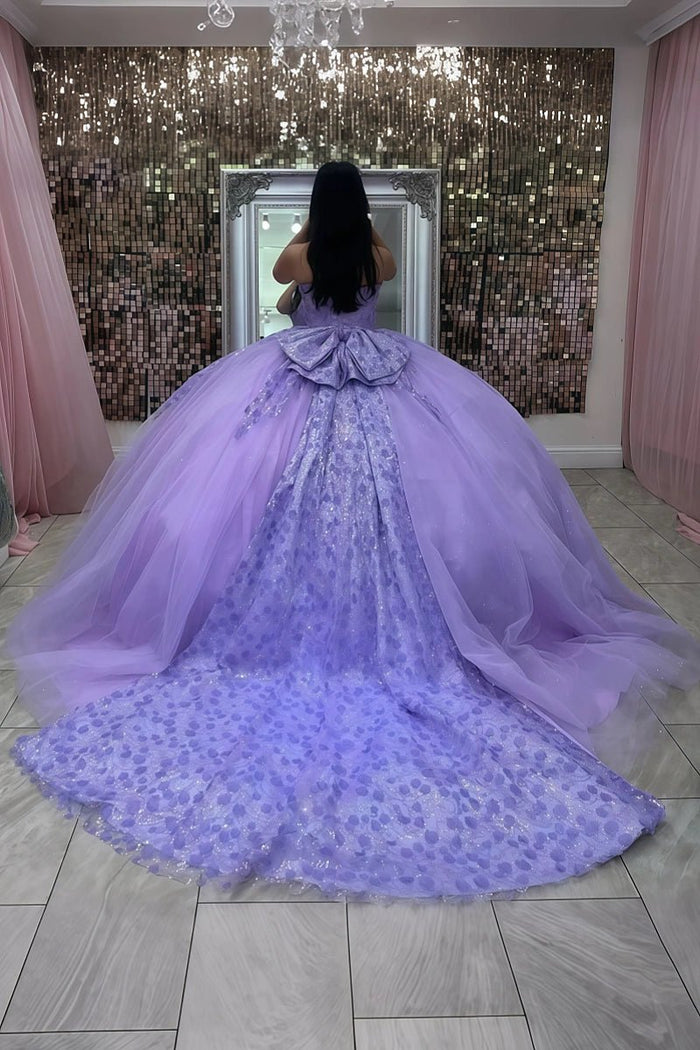 Hannah | Stunning Light Purple Quince Dress for Memorable Celebrations - Light Purple - PromDressClub