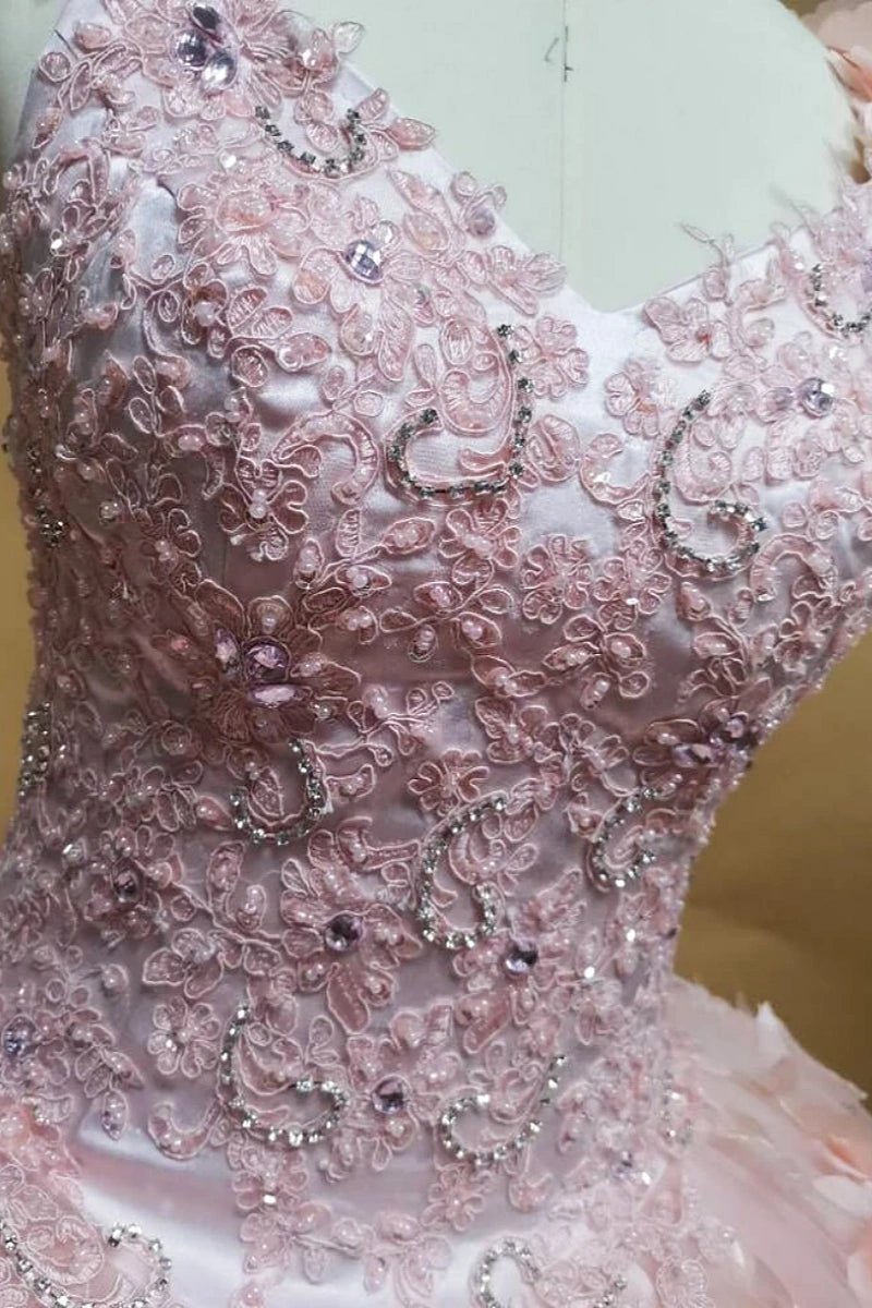 Hazel | Stunning Light Pink Quinceanera Dresses for Unforgettable Moments - Light Pink - PromDressClub