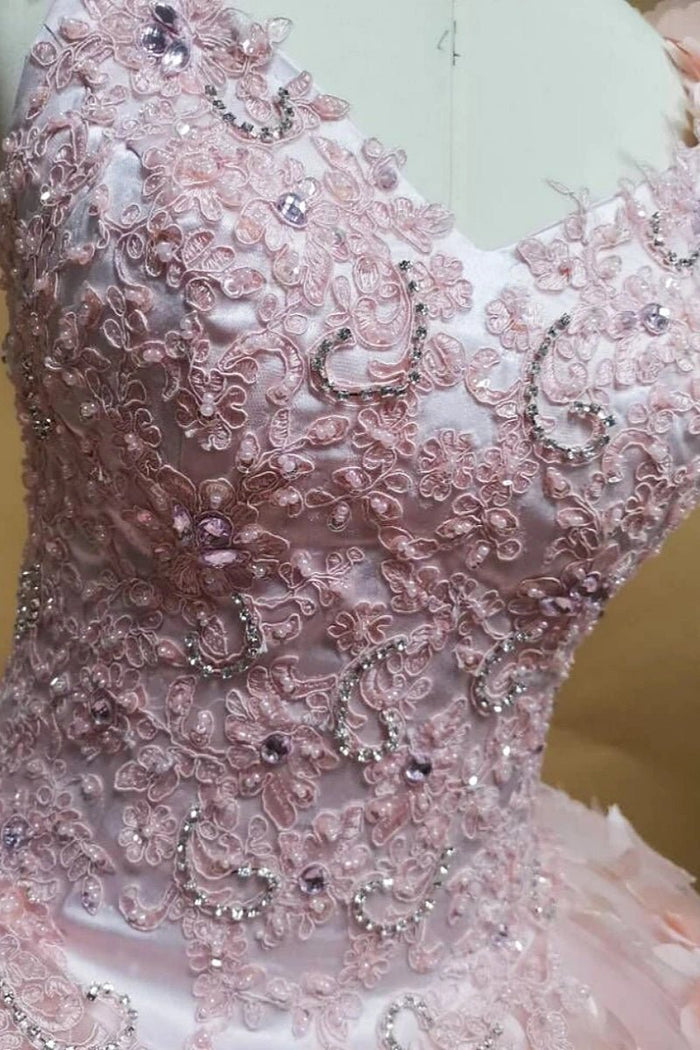 Hazel | Stunning Light Pink Quinceanera Dresses for Unforgettable Moments - Light Pink - PromDressClub