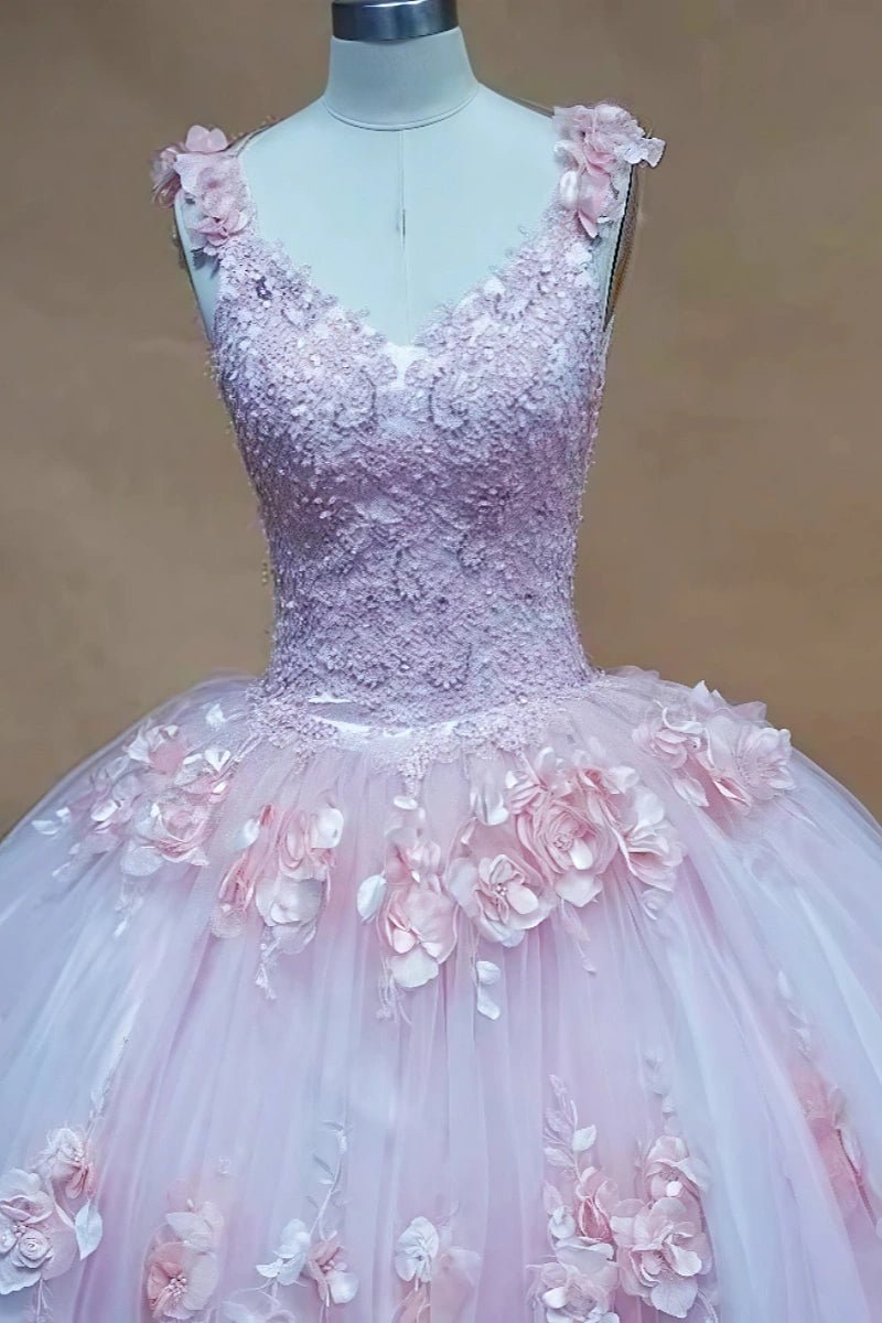 Hazel | Stunning Light Pink Quinceanera Dresses for Unforgettable Moments - Light Pink - PromDressClub