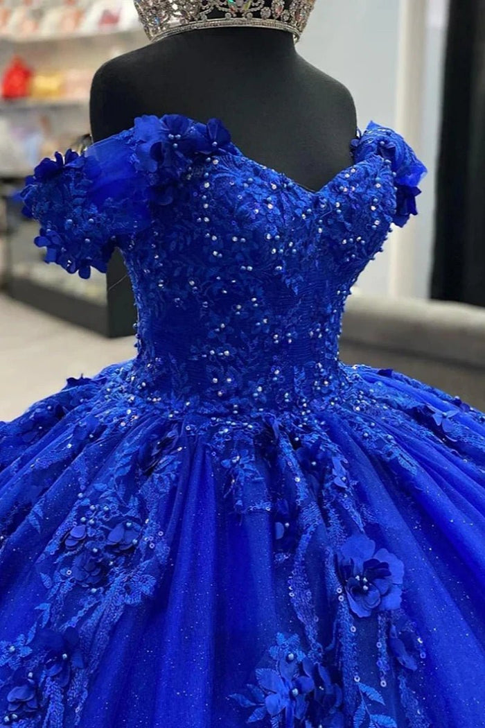 Joanna | Discover the Ultimate Royal Blue Quince Dress - Shine at Your Celebration! - Royal Blue - PromDressClub