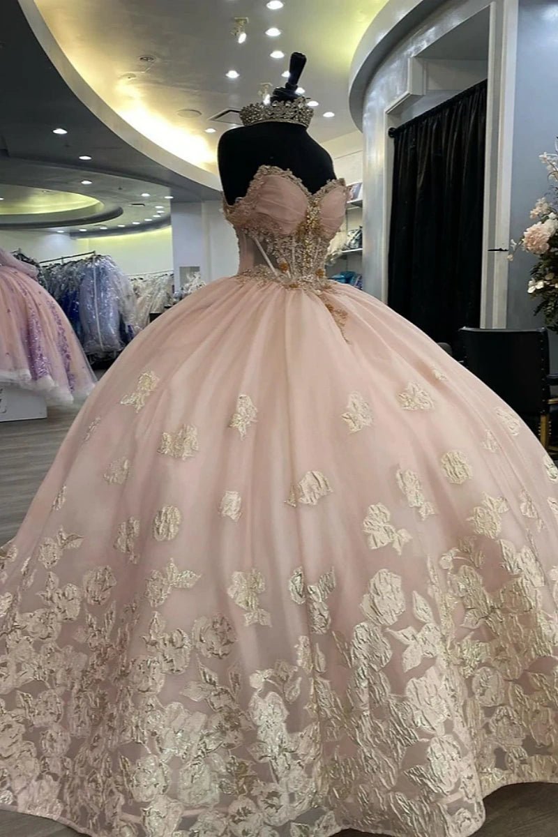 Juliet | Discover the Ultimate Pink Quince Dress for Your Dream Celebration - Light Pink - PromDressClub