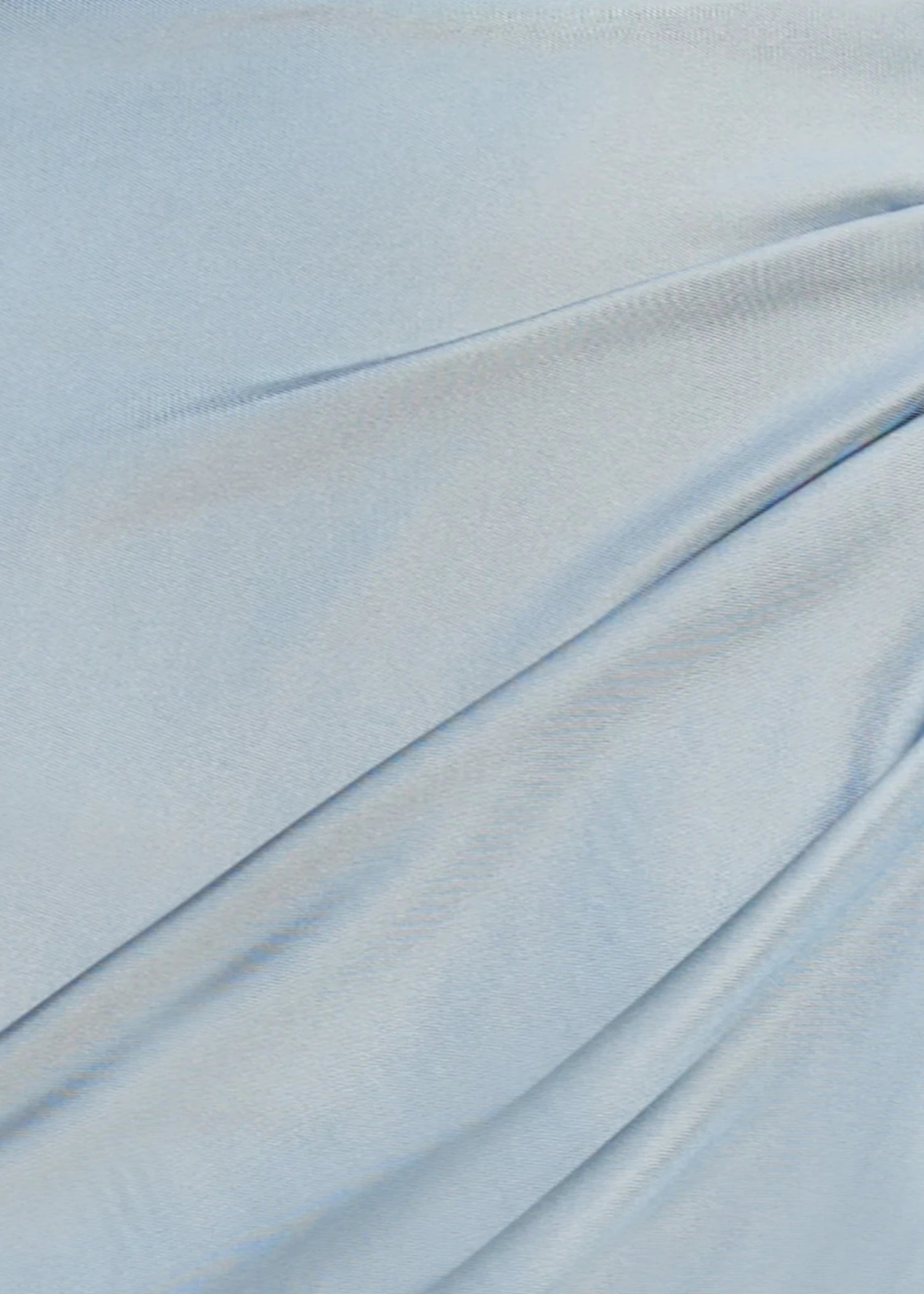 Katherine | Blue Prom Dresses Long Mermaid Satin Off the Shoulder with Slit - Dusty Blue - PromDressClub