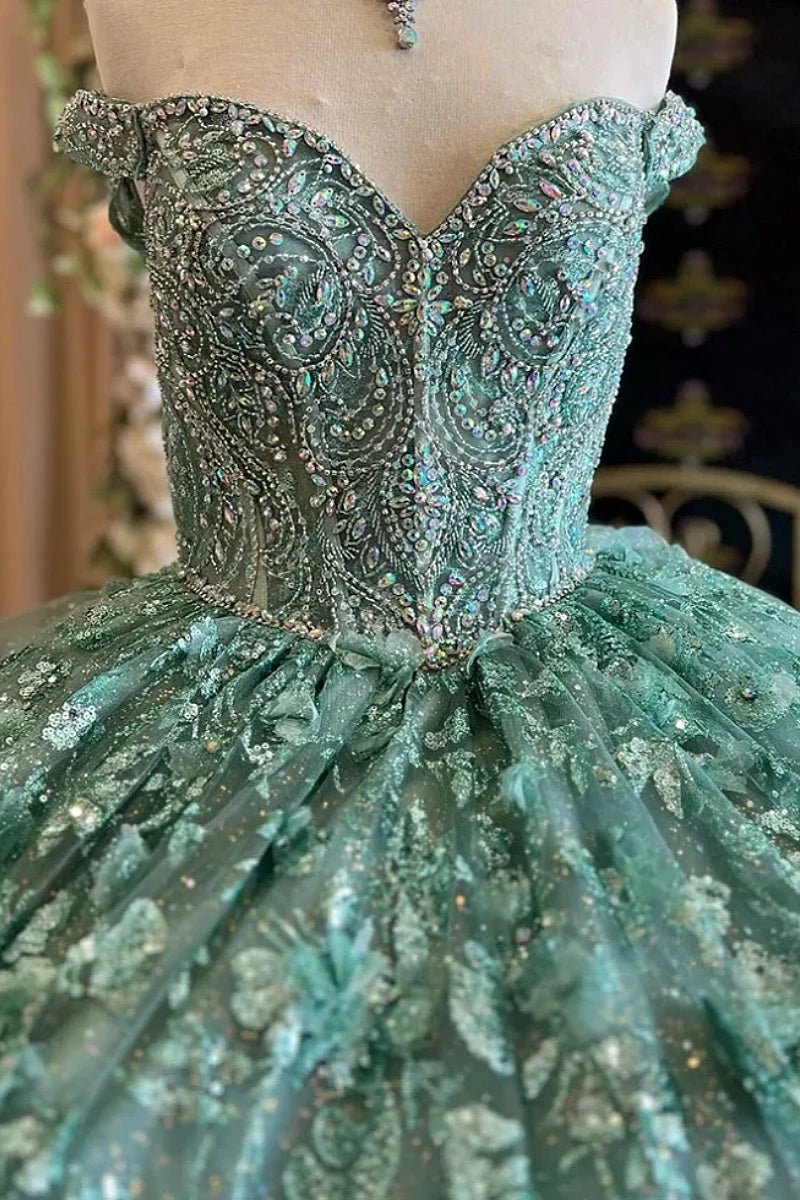 Katie | Discover Stunning Green Quince Dresses for Your Fairytale Moment - Mint Green - PromDressClub