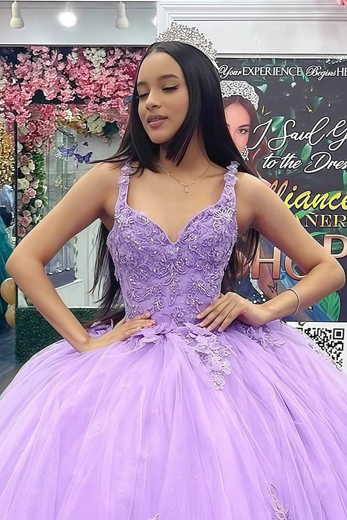 Kiara | Own Your Spotlight in Radiant Purple Quince Dresses - Light Purple - PromDressClub