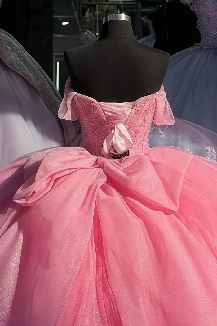 Lola | Discover Your Dream Pink Quince Dresses - Timeless Elegance for Every Princess - Light Pink - PromDressClub