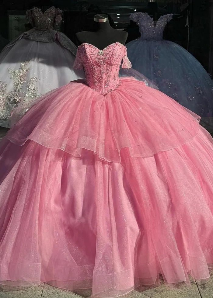 Lola | Discover Your Dream Pink Quince Dresses - Timeless Elegance for Every Princess - Light Pink - PromDressClub