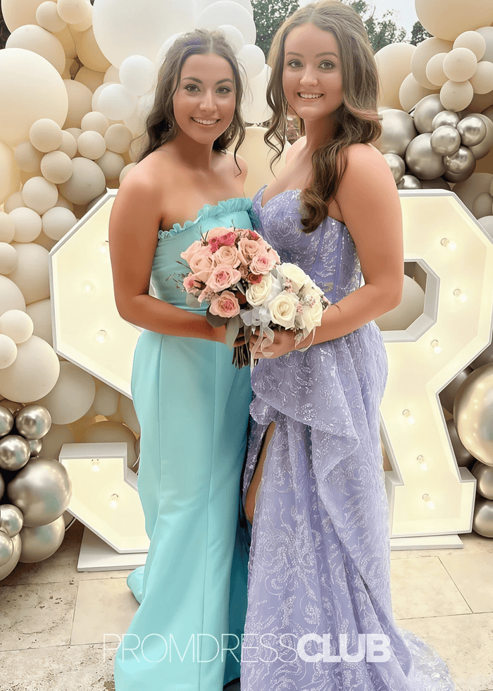 Mandy | Mermaid Red Maxi Prom Dress Near Me - Price #price_variant_lowest# - Aqua - PromDressClub