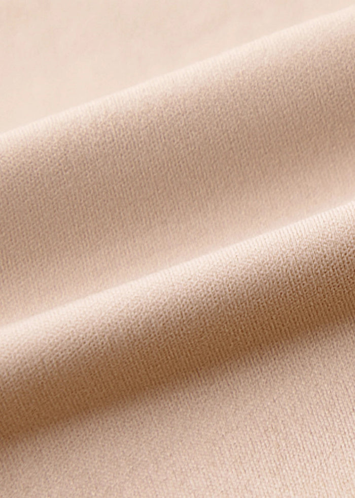 Seamless Backless Strapless Shapewear for Sculpted Curves Beige and Black - Nude - PromDressClub