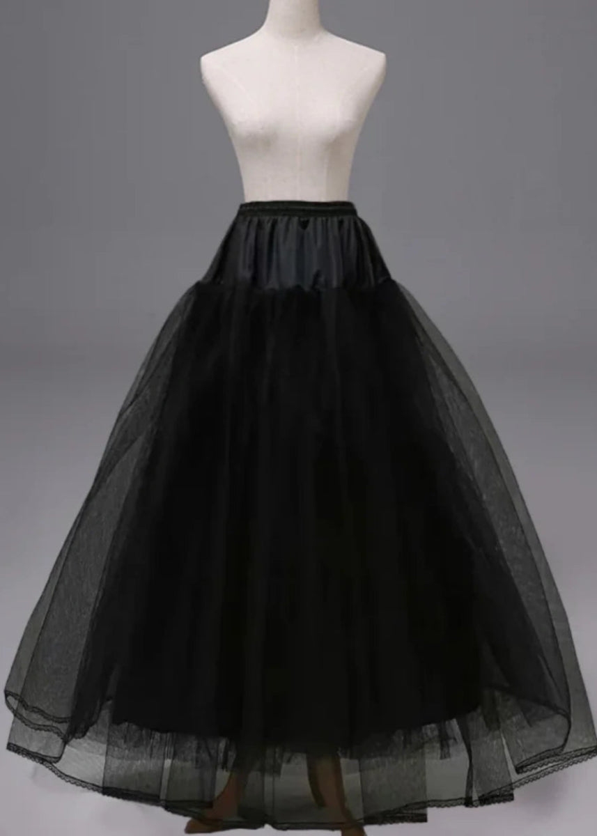 Timeless Black and White Petticoats Elevate Prom Dress Silhouettes - Black - PromDressClub