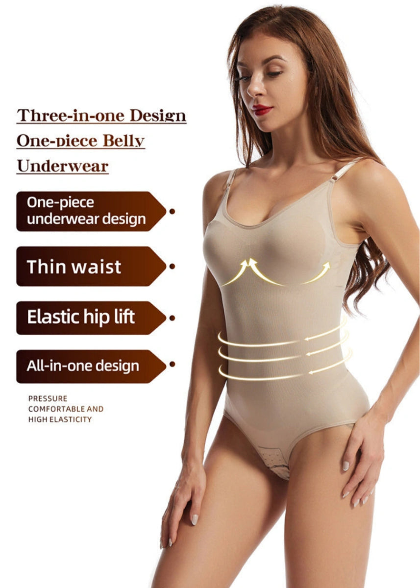 Ultimate Best Shapewear for Back Fat Smoothing and Booty Lifting in Black and Neutral - Nude - PromDressClub