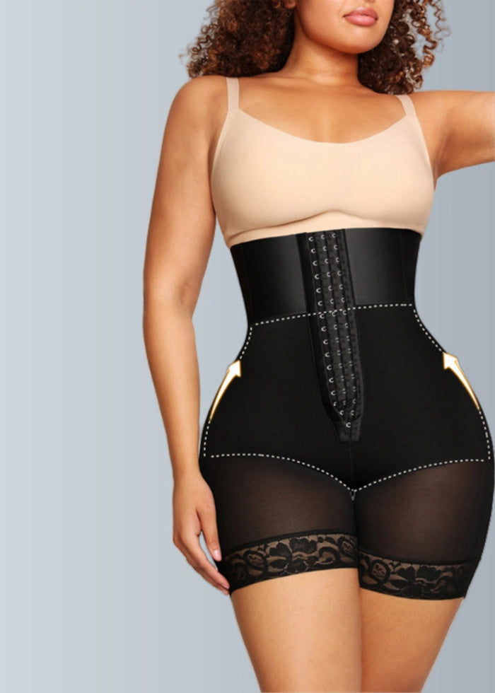 Ultimate Booty Lifting Shapewear Black Brown for Curves Confidence - Black - PromDressClub