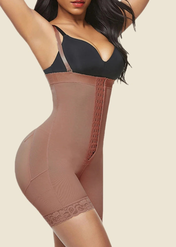 Ultimate Booty Lifting Shapewear Black Brown for Curves Confidence - Brown - PromDressClub