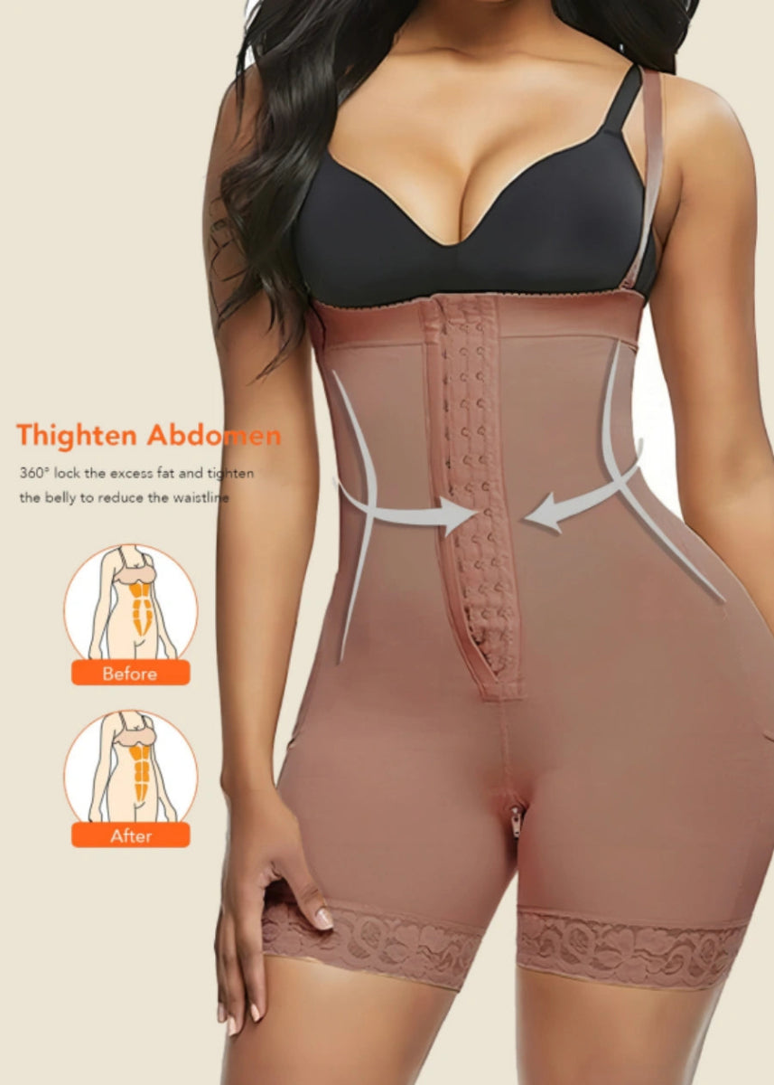 Ultimate Booty Lifting Shapewear Black Brown for Curves Confidence - Brown - PromDressClub