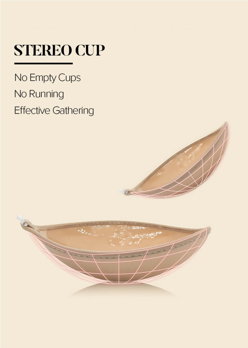 Ultra - Comfortable Silicone Bras Black and Nude Essentials for Effortless Style - Nude - PromDressClub